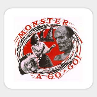 Monster A Go-Go Whim-Wham Sticker